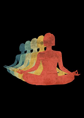 Yoga Girl Zen Retro