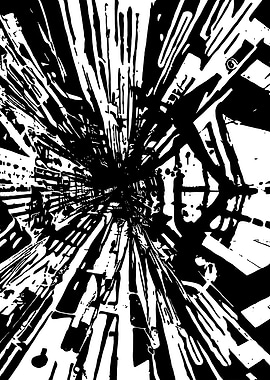 Black and White Abstract