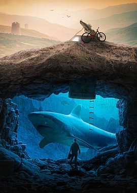 Hideout Megalodon Shark