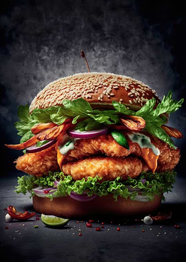 Chicken Sandwich Burger 1