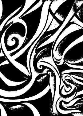 Black and White Abstract