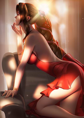Inspiration Art Of Aerith