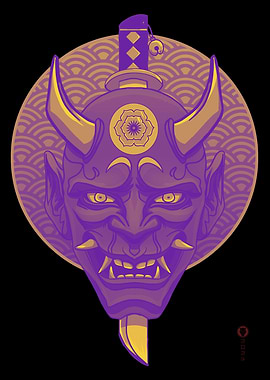 Japanese Hannya Mask
