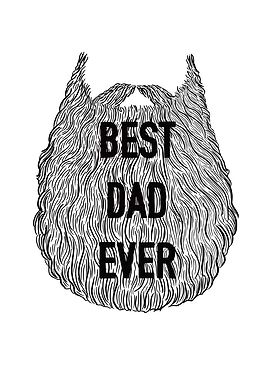 Beardy Best Dad Ever