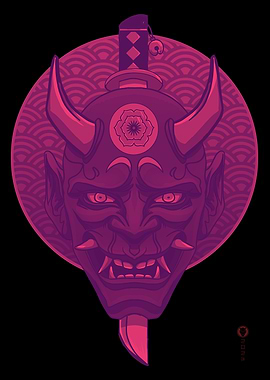 Japanese Hannya Mask