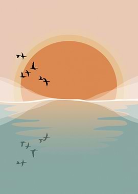 Minimalist landscape