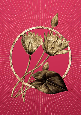 Egyptian Lotus on Magenta