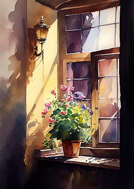 Watercolor Window