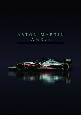 Aston Martin AMR21 F1 Car