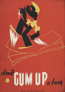 Dont gum up a book