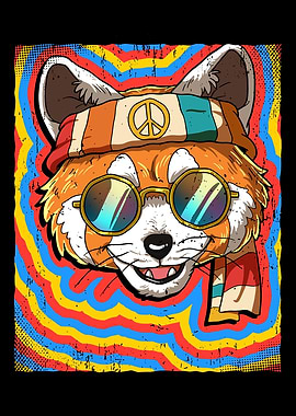 Red Panda Psychedelic
