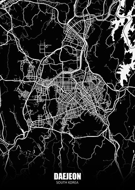 Daejeon South Korea Map