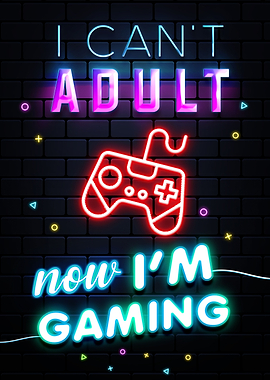 im gaming neon sign