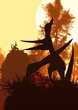 Pterodactyl dinosaur