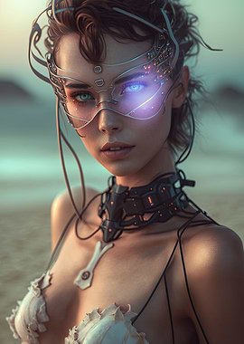 Cyberpunk Brunette
