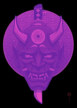 Japanese Hannya Mask