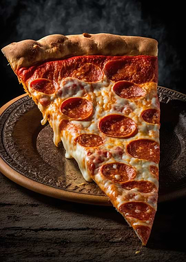 Pepperoni Pizza Slice