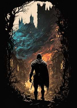 game anime retro illust