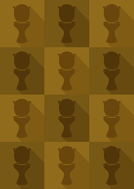 Toilet Icons Pop Art