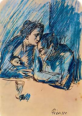 man and woman with child