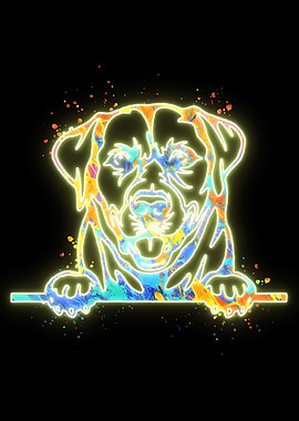 Labrador Dog Portrait