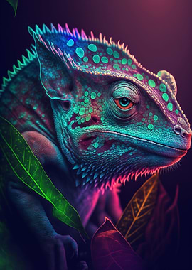 Neon Chameleon