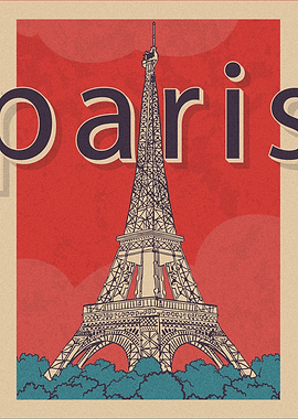 Paris City Eiffel Tower