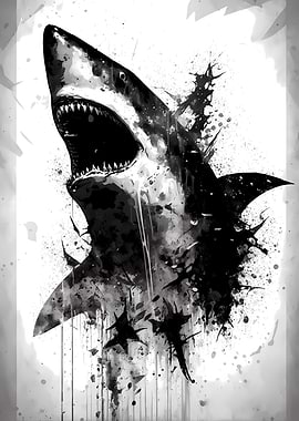 Great White Shark Portrait