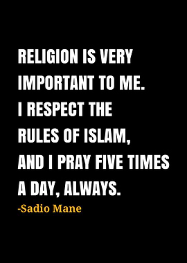Sadio Mane Quote