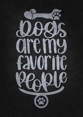 Dogs Are Favorite People