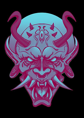 Japanese Hannya Mask