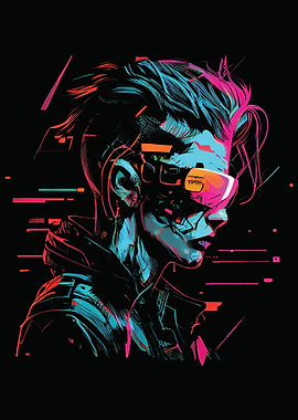 Cyberpunk VR Glasses