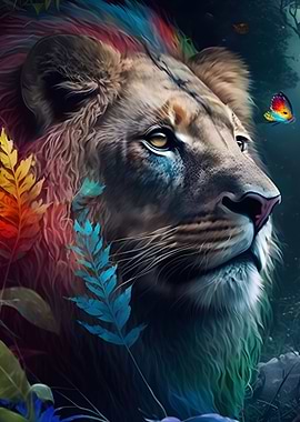 Rainbow Lion Wildlife
