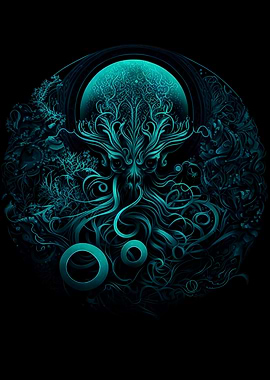Teal Eldritch Entity