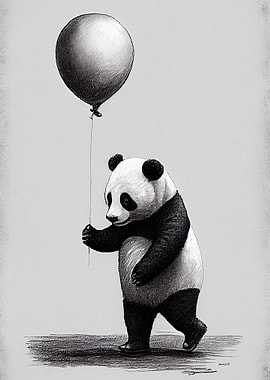 Panda Balloon