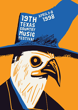 Texan Country Music Poster