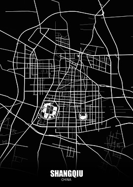 Shangqiu China Dark Map