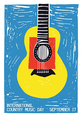 Country Music Day Poster