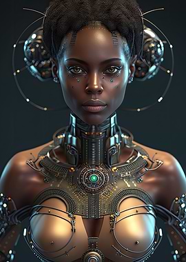 Cyberpunk Female Warrior