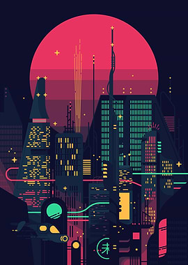 Cityscape Synthwave