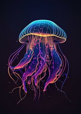 Colorful Jellyfish
