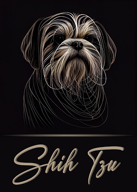 Shih Tzu Portrait