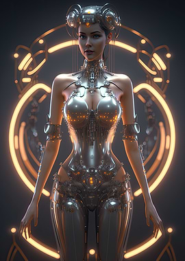 Cyberpunk Female Warrior