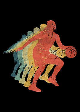 Basketball Dribble Girl