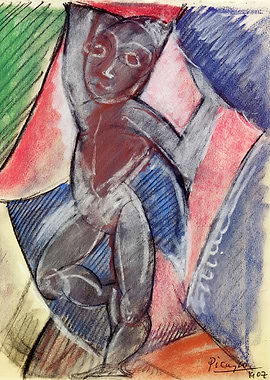 nude with raised arms 1907