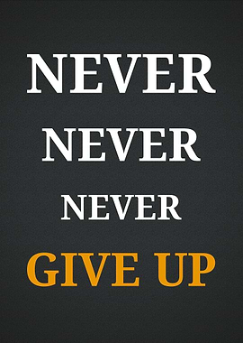 Never Give Up