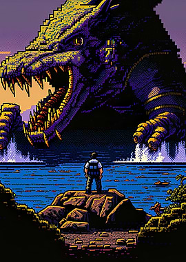 16 Bit Giant Crocodile