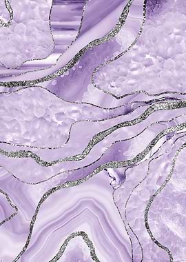 Lavender Agate Silver 1