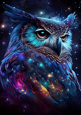 Galaxy Owl Space