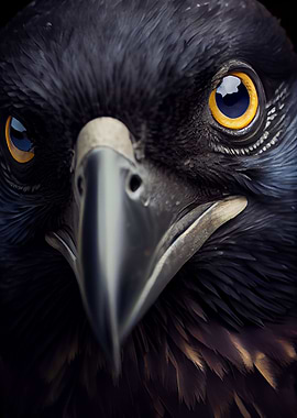 Raven Closeup